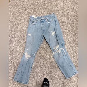 Levi's high waisted jeans